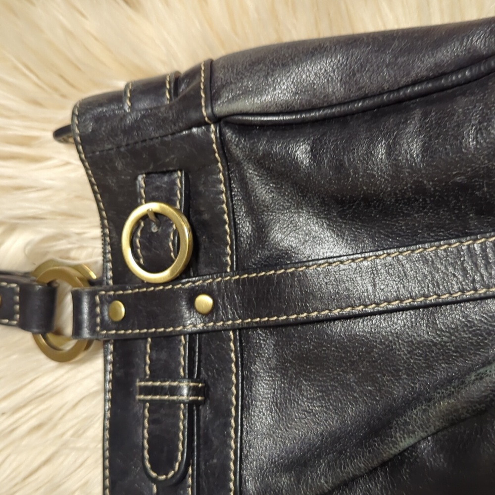 Black leather Etienne Aigner Purse - Picture 3 of 14